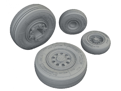 Lockheed Martin F-35 C - Wheels Set (For Tamiya Kits) - zdjęcie 1