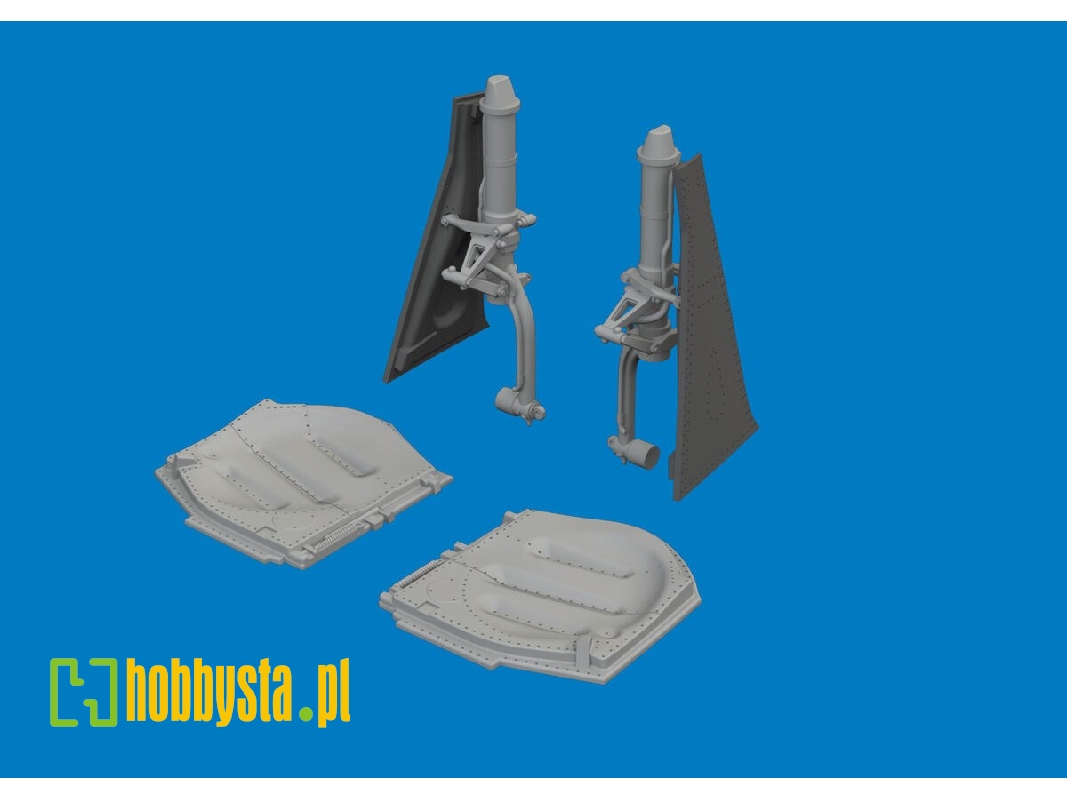 North American P-51 D Mustang - Undercarriage Legs (3d-printed / For Arma Hobby Kits) - zdjęcie 1