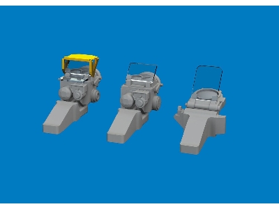 North American P-51 D Mustang - Gun Sights (3d-printed / For Arma Hobby Kits) - zdjęcie 1