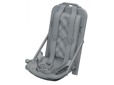 North American P-51 D Mustang - 3d-printed Seat With Integral Seat Belts (For Arma Hobby Kits) - zdjęcie 1