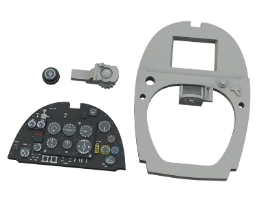 Supermarine Spitfire Mk.Vb With Rounded Exhausts - Löökplus (For Eduard Kits) - zdjęcie 1