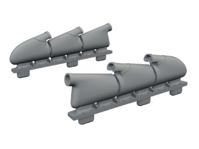 Supermarine Spitfire Mk.Vb With Rounded Exhausts - Löökplus (For Eduard Kits) - zdjęcie 3