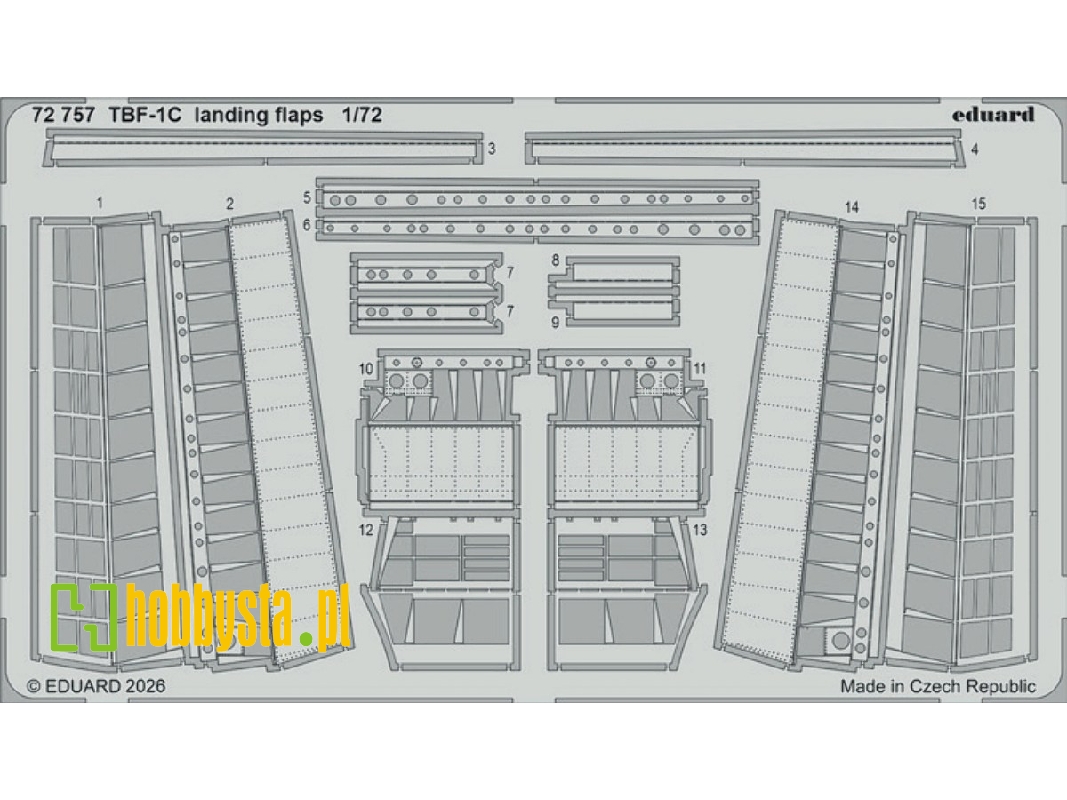 Grumman Tbf-1 C - Landing Flaps (For Hobby Boss Kits) - zdjęcie 1