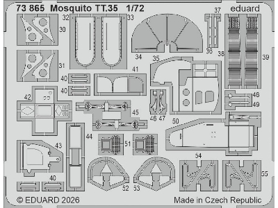 De Havilland Mosquito Tt.35 - Pe Set (For Airfix Kits) - zdjęcie 1