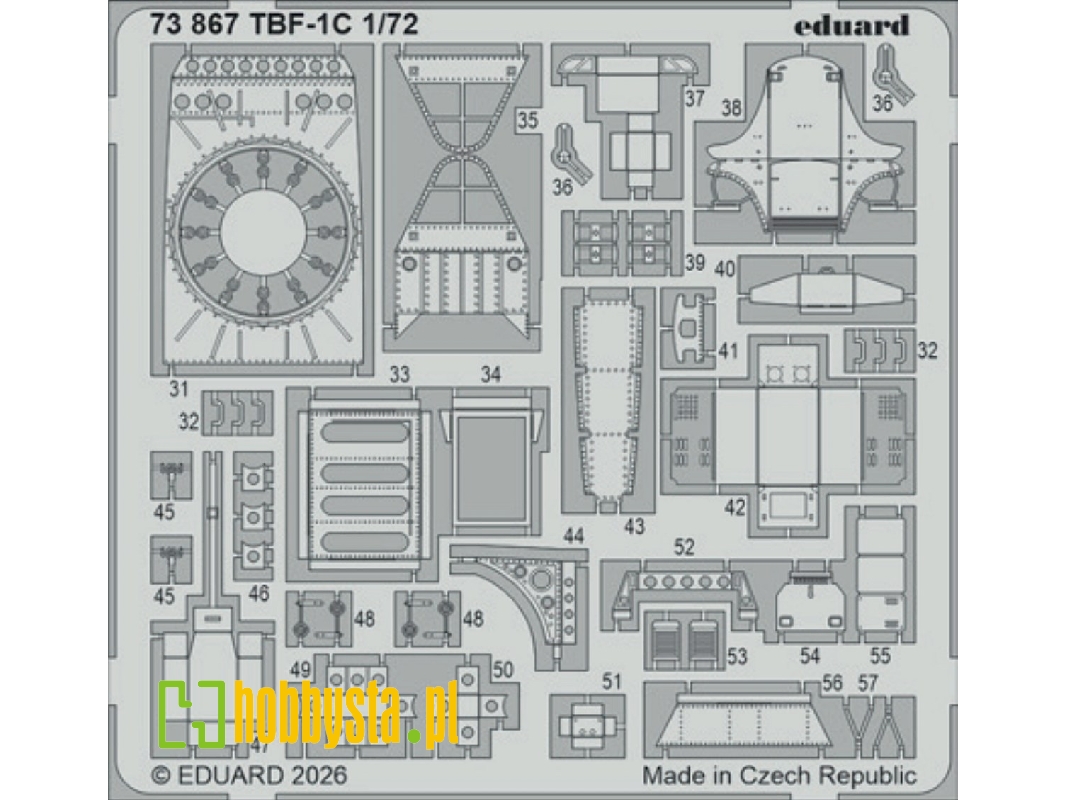 Grumman Tbf-1 C - Pe Set (For Hobby Boss Kits) - zdjęcie 1