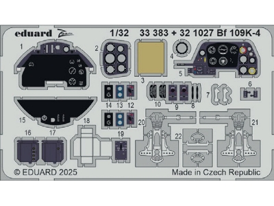 Messerschmitt Bf-109 K-4 - Big Ed Set (For Eduard Kits) - zdjęcie 2