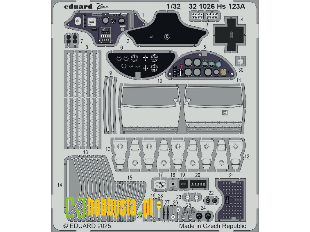Henschel Hs-123 A - Big Ed Set (For Icm Kits) - zdjęcie 1