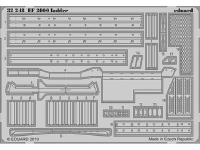  EF 2000 ladder 1/32 - Revell - blaszki - zdjęcie 1