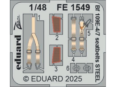 Messerschmitt Bf-109 E-4 / E-7 - Big Ed Set (For Tamiya Kits) - zdjęcie 3
