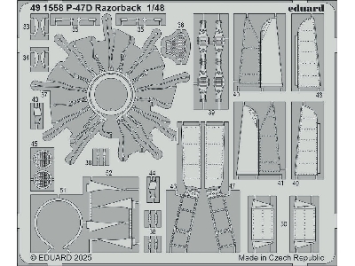 Republic P-47 D Razorback - Big Ed Set (For Miniart Kits) - zdjęcie 1