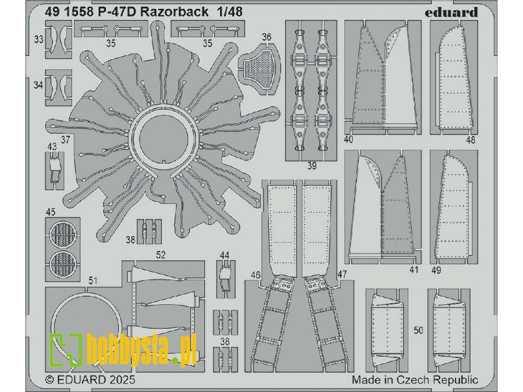 Republic P-47 D Razorback - Big Ed Set (For Miniart Kits) - zdjęcie 1