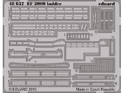  EF-2000 ladder 1/48 - Italeri - blaszki - zdjęcie 1