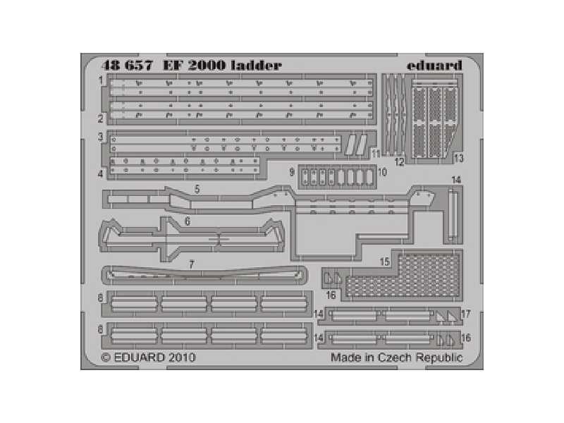 EF-2000 ladder 1/48 - Italeri - blaszki - zdjęcie 1 EF-2000 ladder 1/48 - Italeri - blaszki - zdjęcie 1