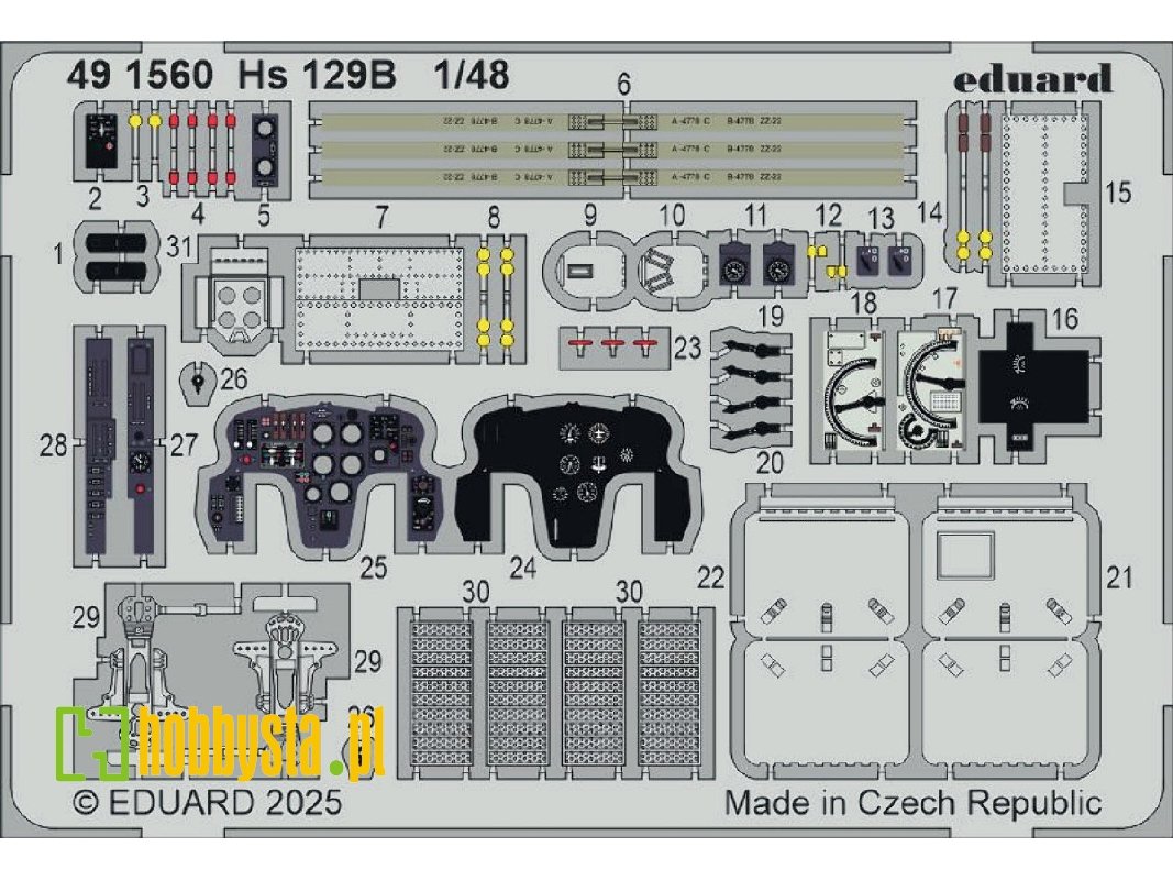 Henschel Hs 129 B - Big Ed Set (For Takom Kits) - zdjęcie 1