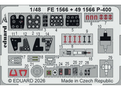 Bell P-400 Airacobra - Big Ed Set (For Arma Hobby Kits) - zdjęcie 3