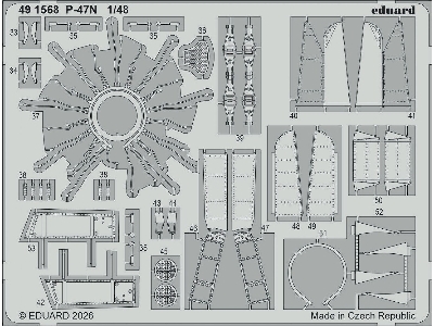 Republic P-47 N Thunderbolt - Big Ed Set (For Miniart Kits) - zdjęcie 1