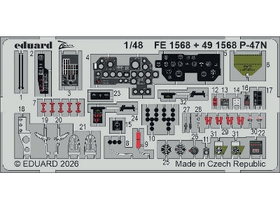 Republic P-47 N Thunderbolt - Big Ed Set (For Miniart Kits) - zdjęcie 3