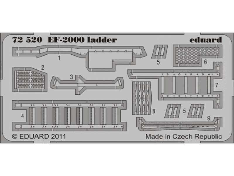  EF-2000 ladder 1/72 - blaszki - zdjęcie 1