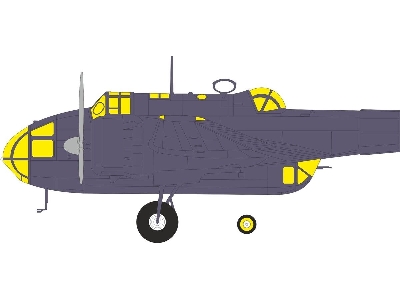 Handley Page Hampden B Mk.I - Paint Mask Set (For Icm Kits) - zdjęcie 1