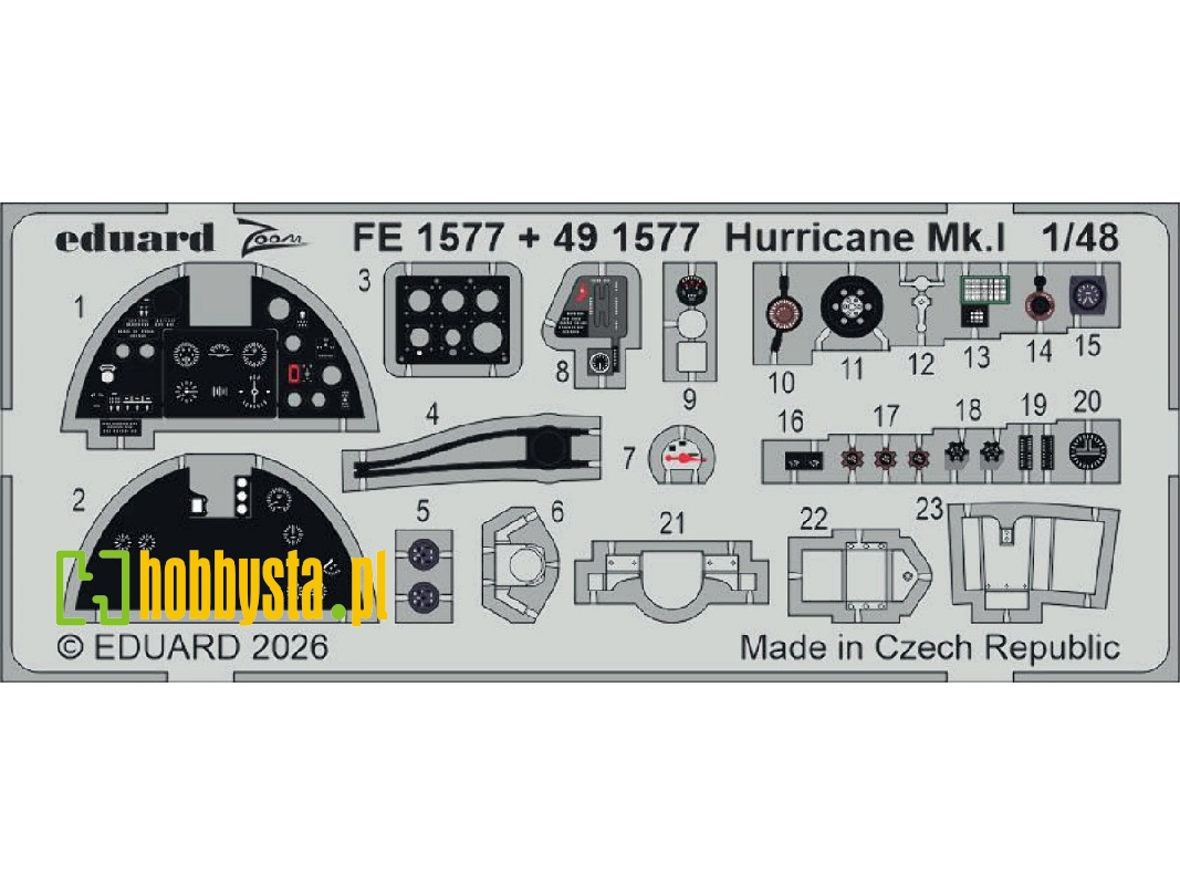 Hawker Hurricane Mk.I - Zoom Set (For Arma Hobby Kits) - zdjęcie 1