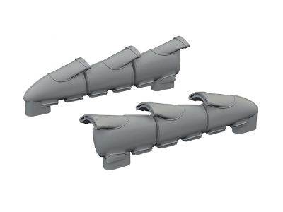 Hawker Hurricane Mk.Iic With Fishtail Exhausts - Big Sin Set (For Arma Hobby Kits) - zdjęcie 3