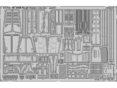  EF 2000 Single Seater exterior 1/32 - Revell - blaszki - zdjęcie 3