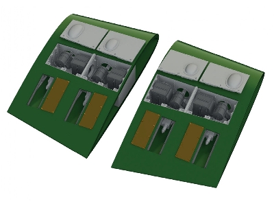 Hawker Hurricane Mk.Iic With Fishtail Exhausts - Big Sin Set (For Arma Hobby Kits) - zdjęcie 7