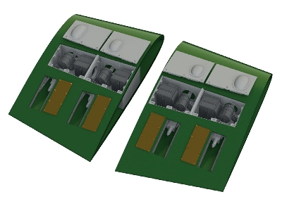 Hawker Hurricane Mk.Iic With Rounded Exhausts - Big Sin Set (For Arma Hobby Kits) - zdjęcie 7