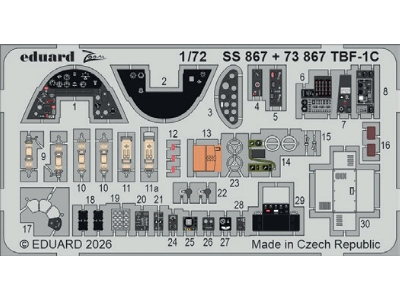 Grumman Tbf-1c - Zoom Set (For Hobby Boss Kits) - zdjęcie 1