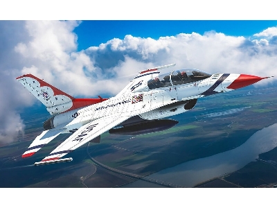 Lockheed Martin F-16 D Viper 'thunderbirds' - Gold Series Parts And Decals By Fightertown Decals - zdjęcie 1