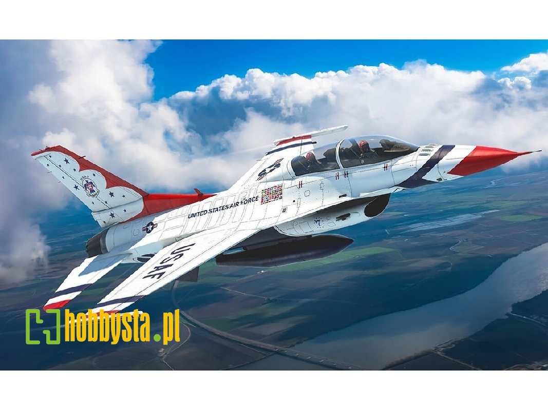 Lockheed Martin F-16 D Viper 'thunderbirds' - Gold Series Parts And Decals By Fightertown Decals - zdjęcie 1