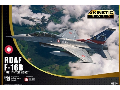 Rdaf F-16b 'press To Test Vikings' - zdjęcie 1