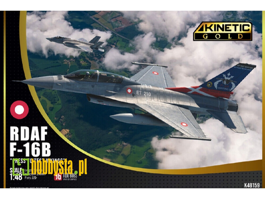 Rdaf F-16b 'press To Test Vikings' - zdjęcie 1