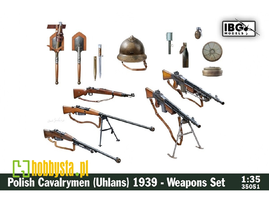 Polish Cavalrymen (Uhlans) 1939 - Weapons Set - zdjęcie 1