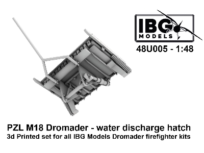 Pzl M18 Dromader - Water Discharge Hatch (For Ibg Kits / 3d-printed) - zdjęcie 1