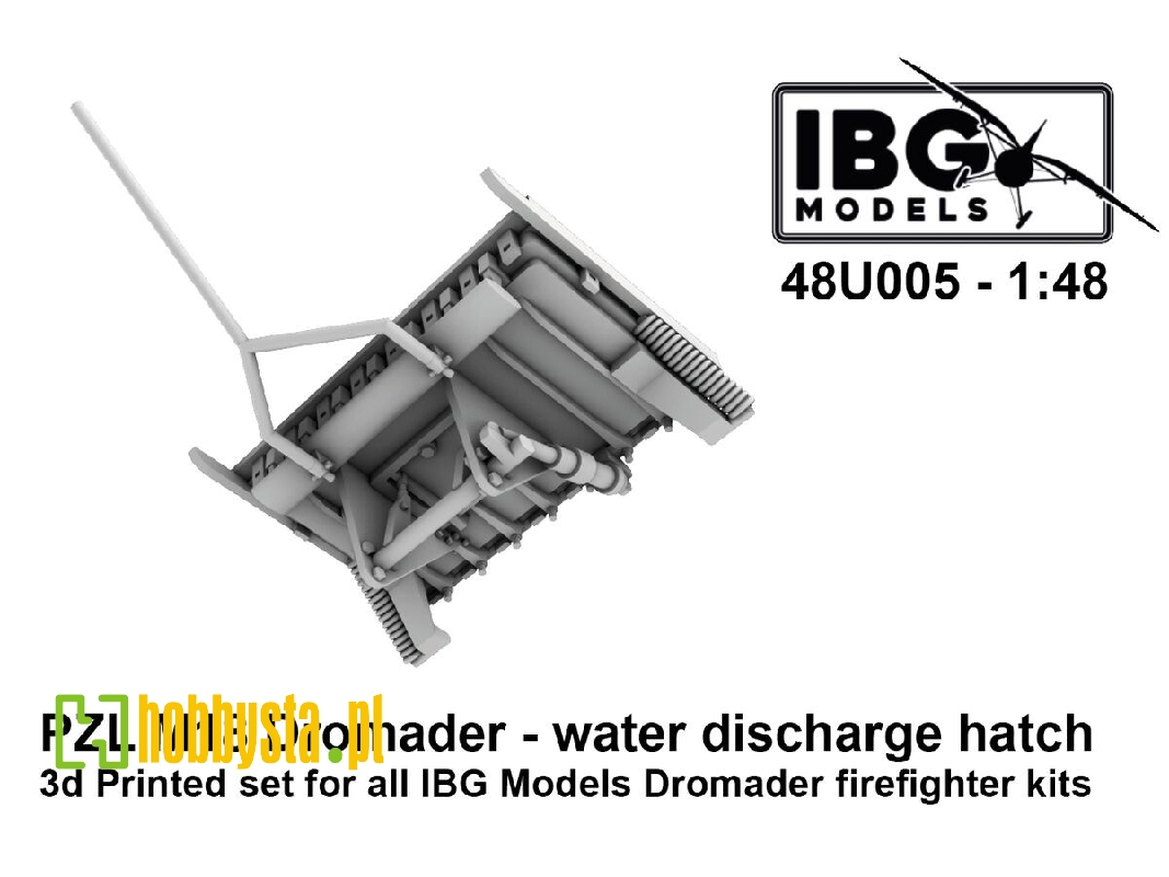 Pzl M18 Dromader - Water Discharge Hatch (For Ibg Kits / 3d-printed) - zdjęcie 1