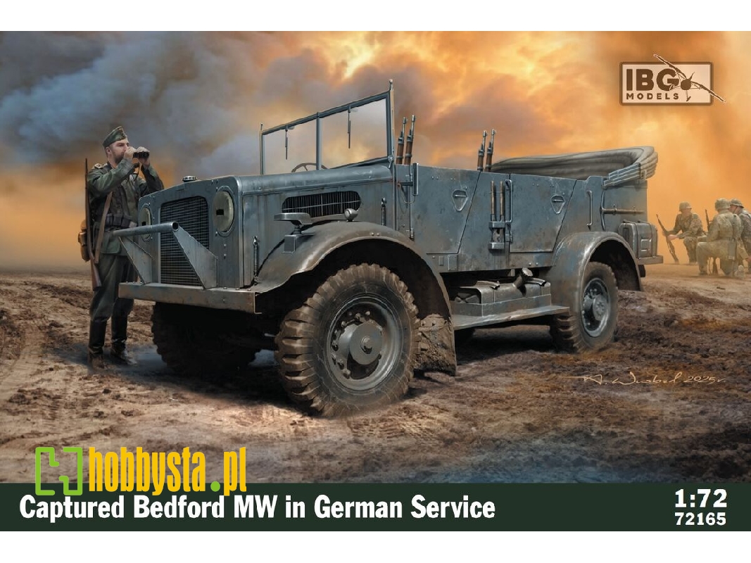Captured Bedford Mw In German Service - zdjęcie 1