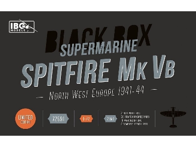 Supermarine Spitfire Mk.Vb - North West Europe 1941-1944 - Black Box Limited Edition (2 In 1 Kit) - zdjęcie 1