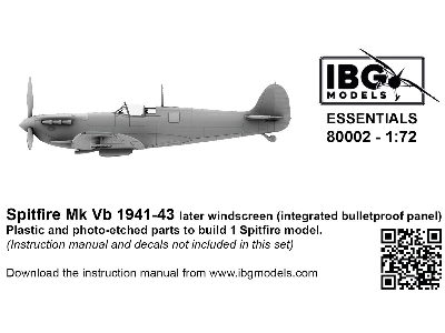 Supermarine Spitfire Mk.Vb (1941-1943) - Later Windscreen (Integrated Bulletproof Panel) - zdjęcie 1