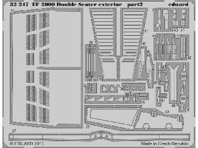  EF 2000 Two-seater exterior 1/32 - Trumpeter - blaszki - zdjęcie 3