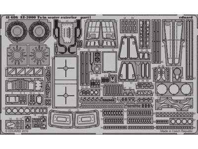  EF-2000 Two-seater exterior 1/48 - Revell - blaszki - zdjęcie 1