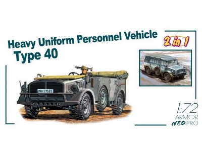 Heavy Uniform Personnel Vehicle Type 40 With 3d-printing Parts (New) - zdjęcie 1