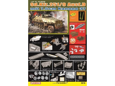 Sd.Kfz.251/9 Ausf.D With 7.5cm Kanone 37 - zdjęcie 2