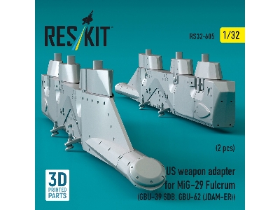Us Weapon Adapter For Mig-29 Fulcrum (2 Pcs / 3-d Printed) - zdjęcie 2