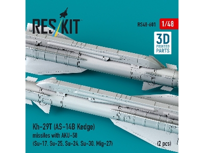 Kh-29t (As-14b Kedge) Missiles With Aku-58 (2 Pcs / 3-d Printed) - zdjęcie 3