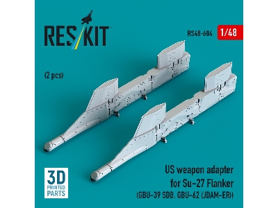 Us Weapon Adapter For Su-27 Flanker (2 Pcs / 3d-printed) - zdjęcie 1