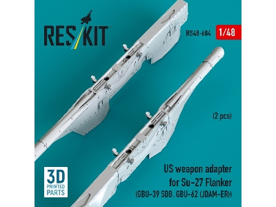 Us Weapon Adapter For Su-27 Flanker (2 Pcs / 3d-printed) - zdjęcie 3