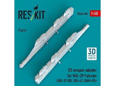 Us Weapon Adapter For Mig-29 Fulcrum (2 Pcs / 3d-printed) - zdjęcie 1