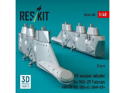 Us Weapon Adapter For Mig-29 Fulcrum (2 Pcs / 3d-printed) - zdjęcie 2