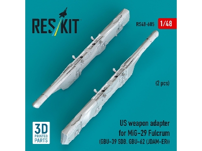 Us Weapon Adapter For Mig-29 Fulcrum (2 Pcs / 3d-printed) - zdjęcie 3
